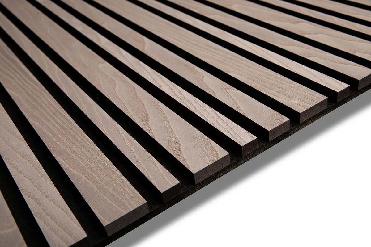 Gray Ash, Acoustic Slat Panels