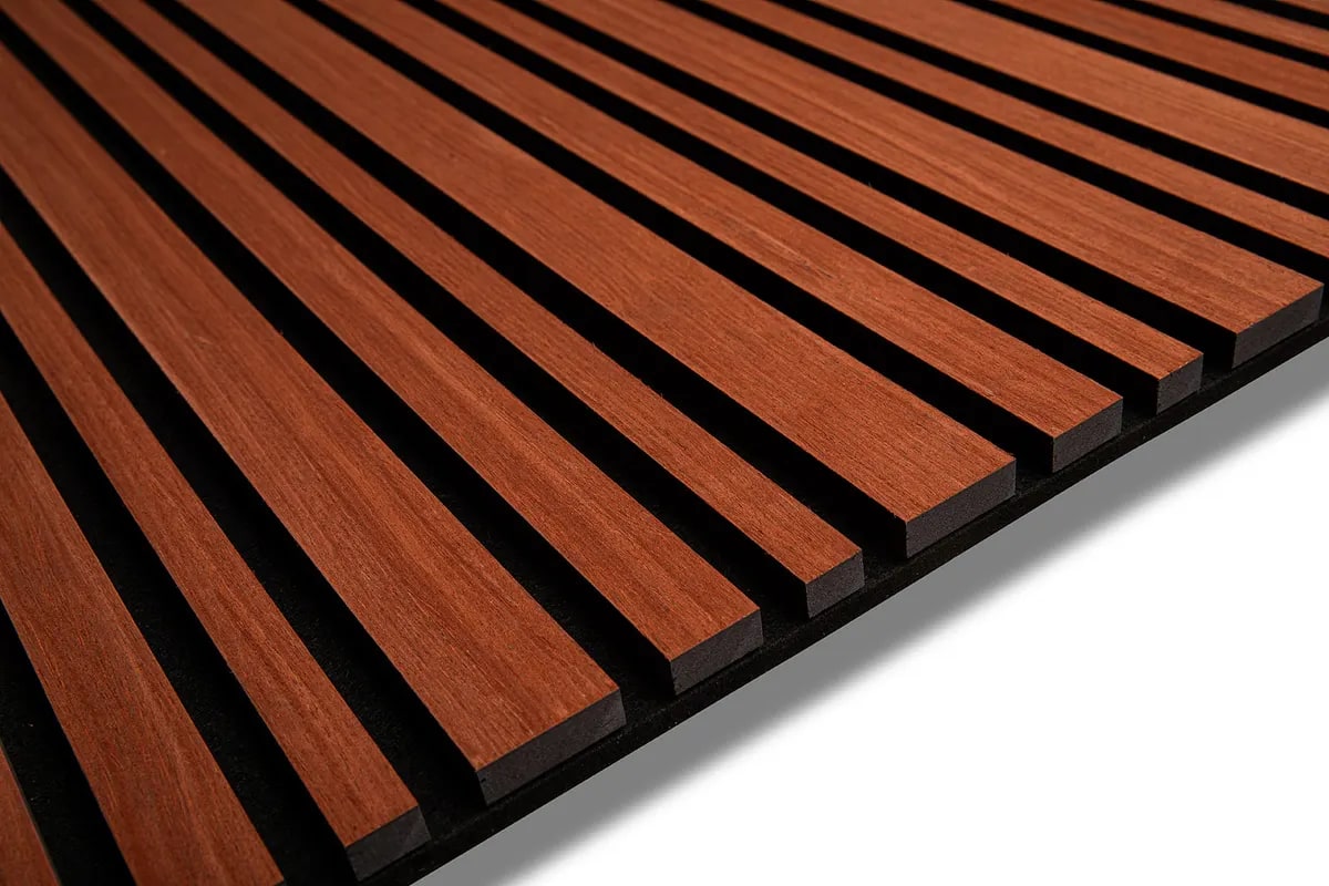 Mahagony, Acoustic Slat Panels