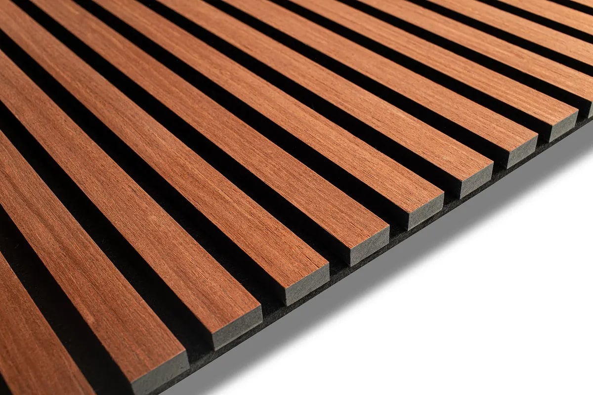 Mahagony, Acoustic Slat Panels